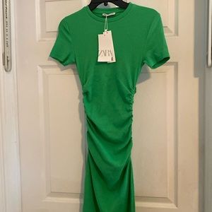 New dress from ZARA, size S, color green